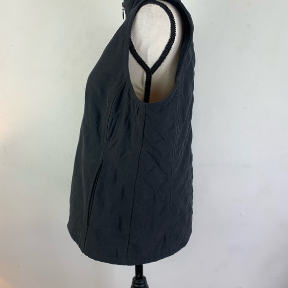 Columbia Women’s Black Microfiber Zippered Vest Size L - Picture 2 of 10